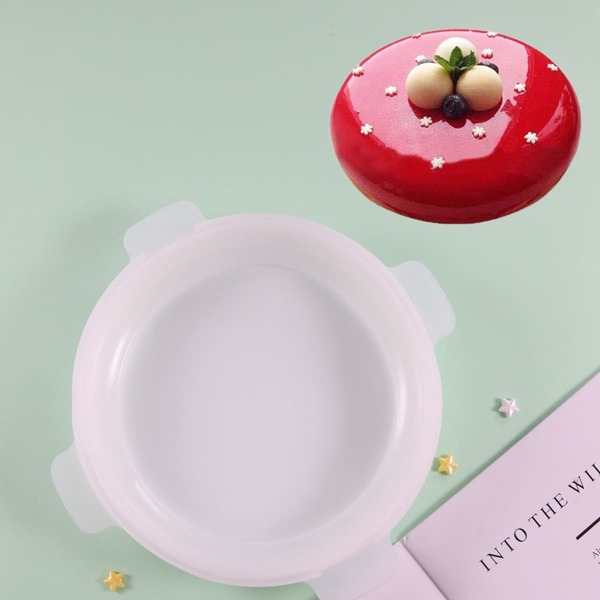 

1pc Round Cake Mold, White