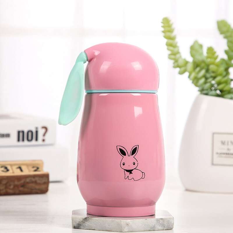 

Rabbit Print Vacuum Cup, Pink