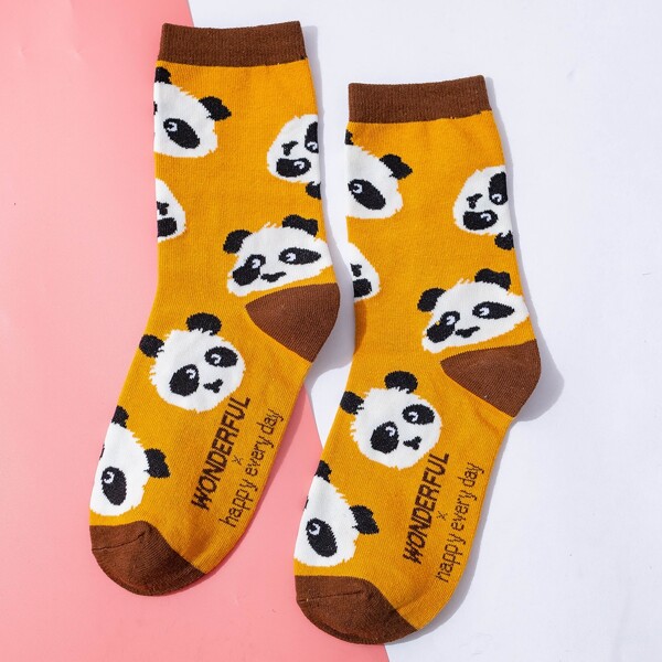 

Cartoon Graphic Socks, Multicolor