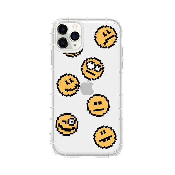 

1pc Cartoon Graphic iPhone Case, Clear
