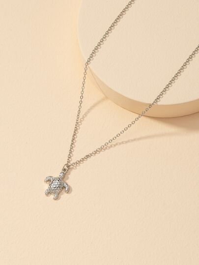 Sea Turtle Charm Necklace