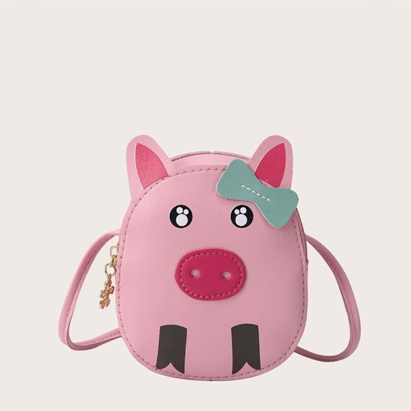 

Girls Cartoon Crossbody Bag, Pink