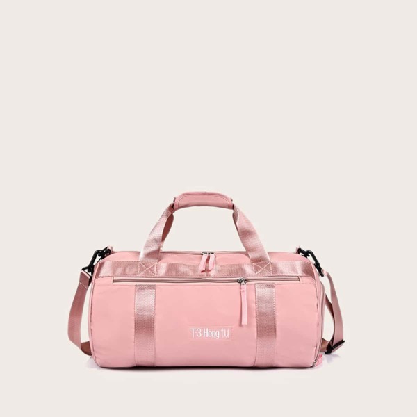 

Large Capacity Barrel Bag, Pink