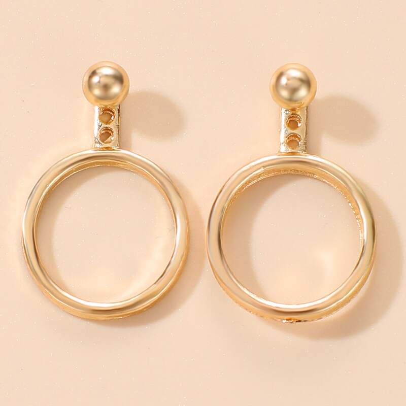 

Ring Ear Jacket, Gold