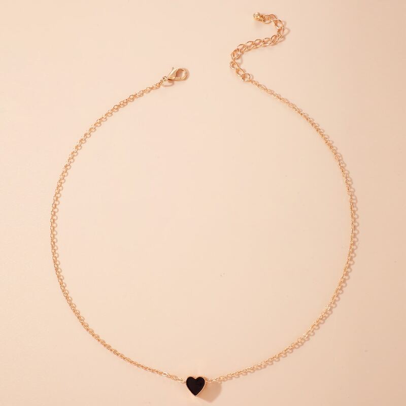 

Heart Pendant Necklace, Gold
