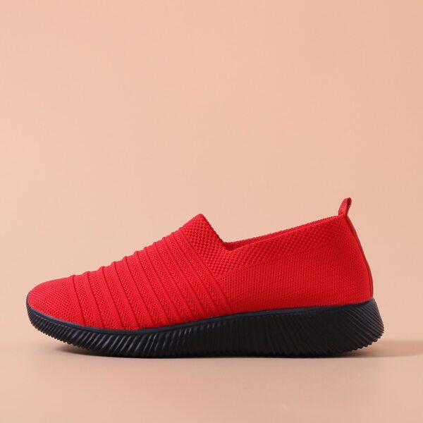 

Wide Fit Slip On Sneakers, Red