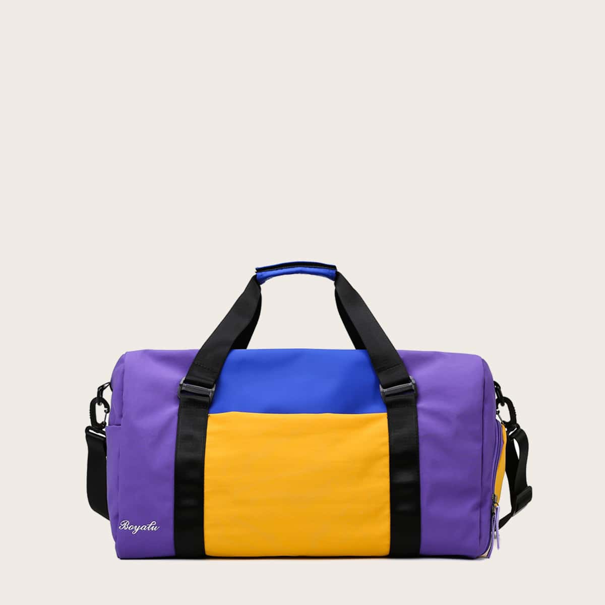 

Color Block Duffle Bag, Multicolor