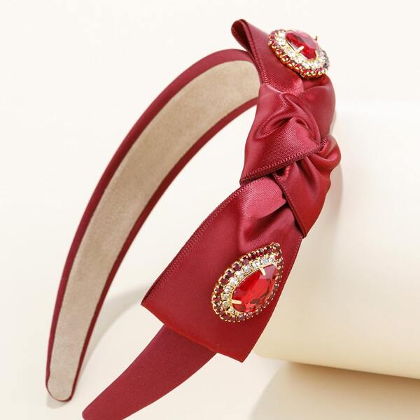 

Bow Knot Decor Hair Hoop, Red