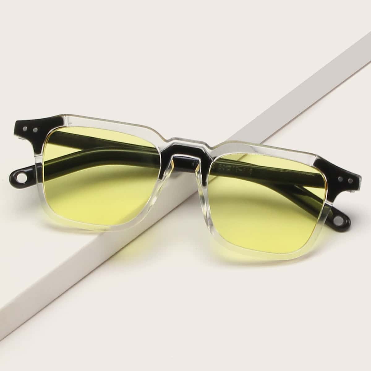 

Clear Frame Tinted Lens Sunglasses