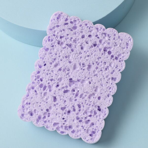 

1pc Face Cleansing Sponges, Purple