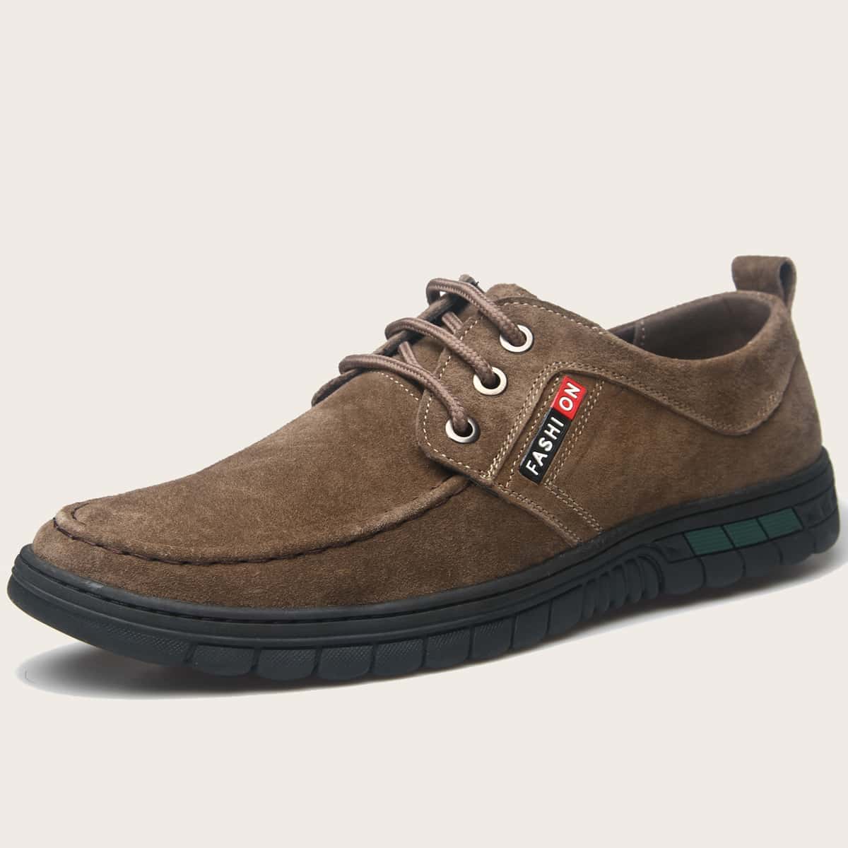 

Guys Lace-up Front Wide Fit Dress Shoes, Brown