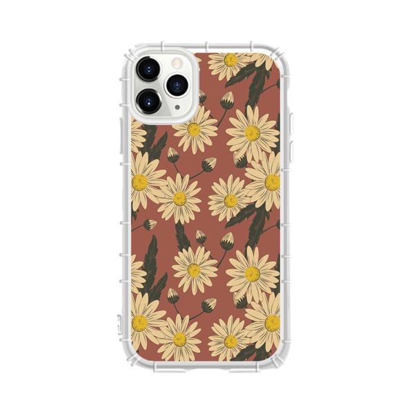 

1pc Flower Print iPhone Case, Multicolor