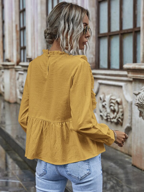 ruffle babydoll top