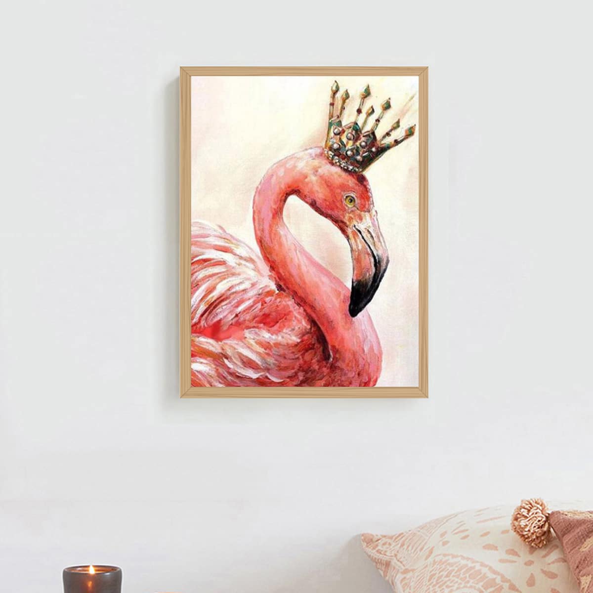 

Flamingo Pattern Diamond Painting, Multicolor