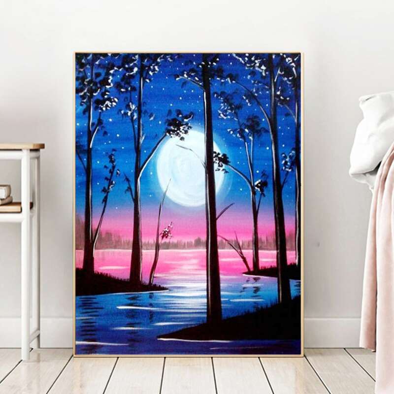 

Scenery Pattern Diamond Painting, Multicolor