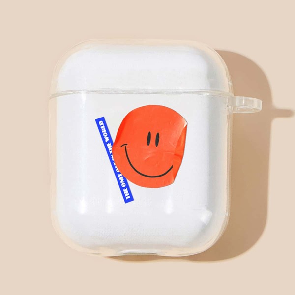 

Чехол для Airpods с мультипликационным рисунком 1шт, Прозрачный