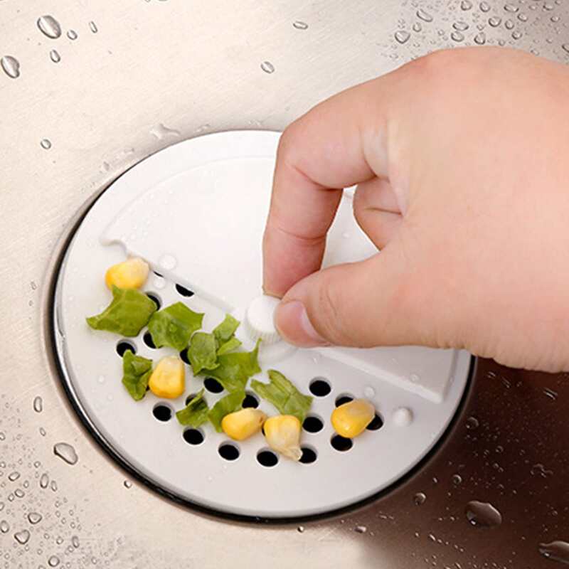 

1pc Silicone Sink Filter, White