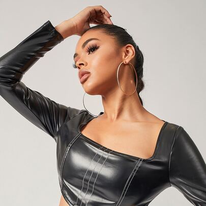 SHEIN SXY 超大號圓耳環