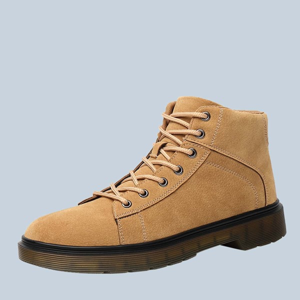

Men Lace-up Front Boots, Khaki
