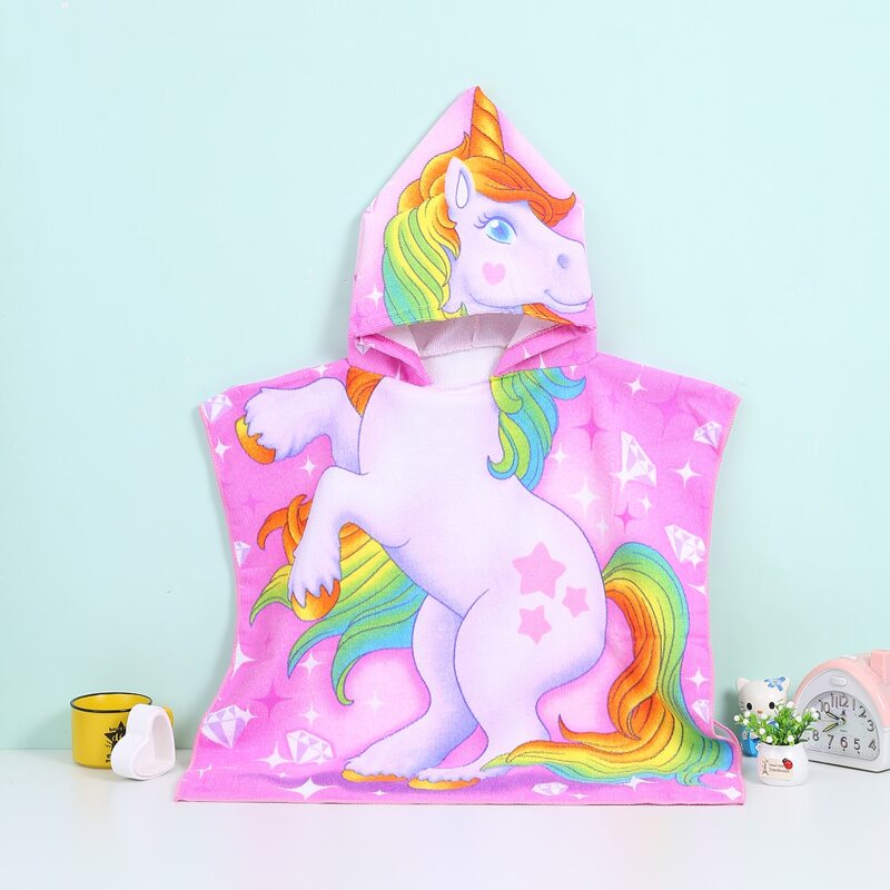 

Kids Unicorn Design Bath Towel, Multicolor