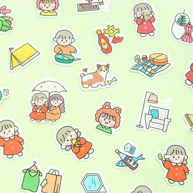 

40pcs Cartoon Graphic Random Sticker, Multicolor