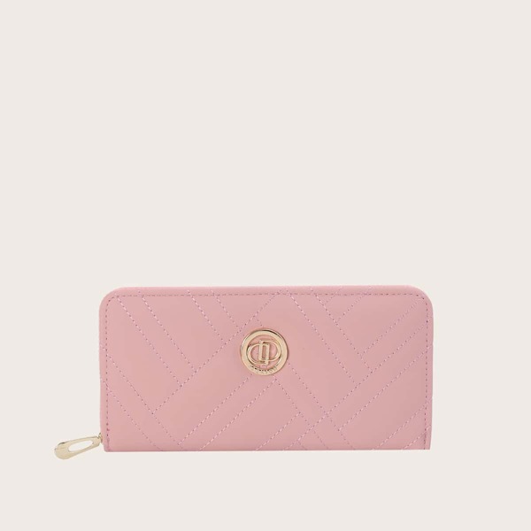 

Metal Decor Clutch Bag, Pink