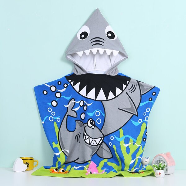 

Kids Cartoon Graphic Bath Towel, Multicolor