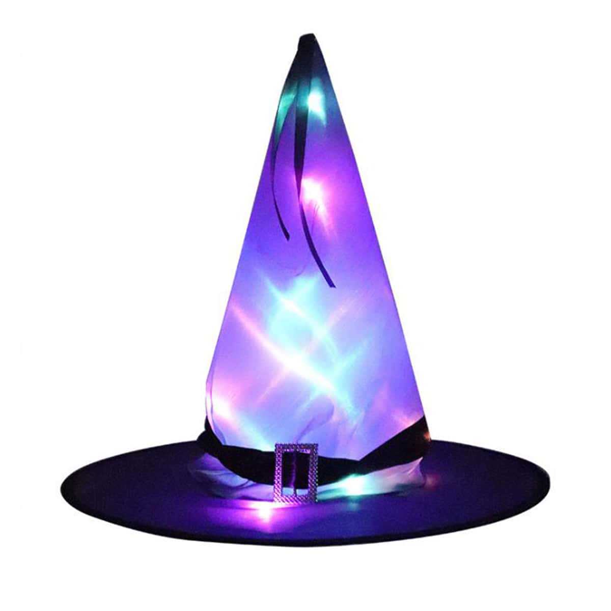 

Halloween Glowing Witch Hat, Purple