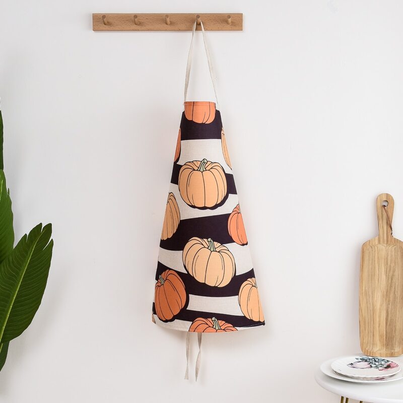 

Pumpkin Print Apron, Multicolor