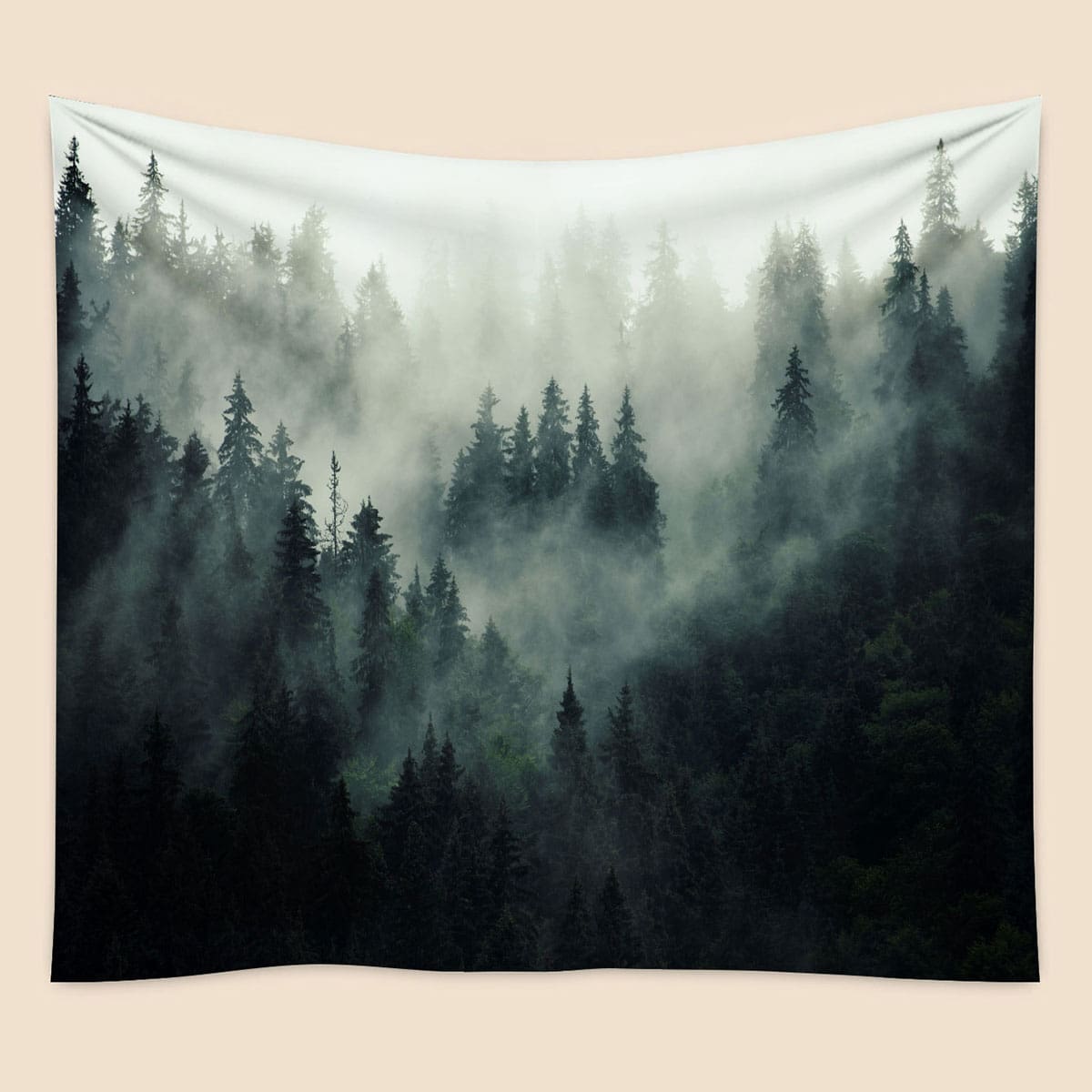 

Landscape Print Tapestry, Multicolor