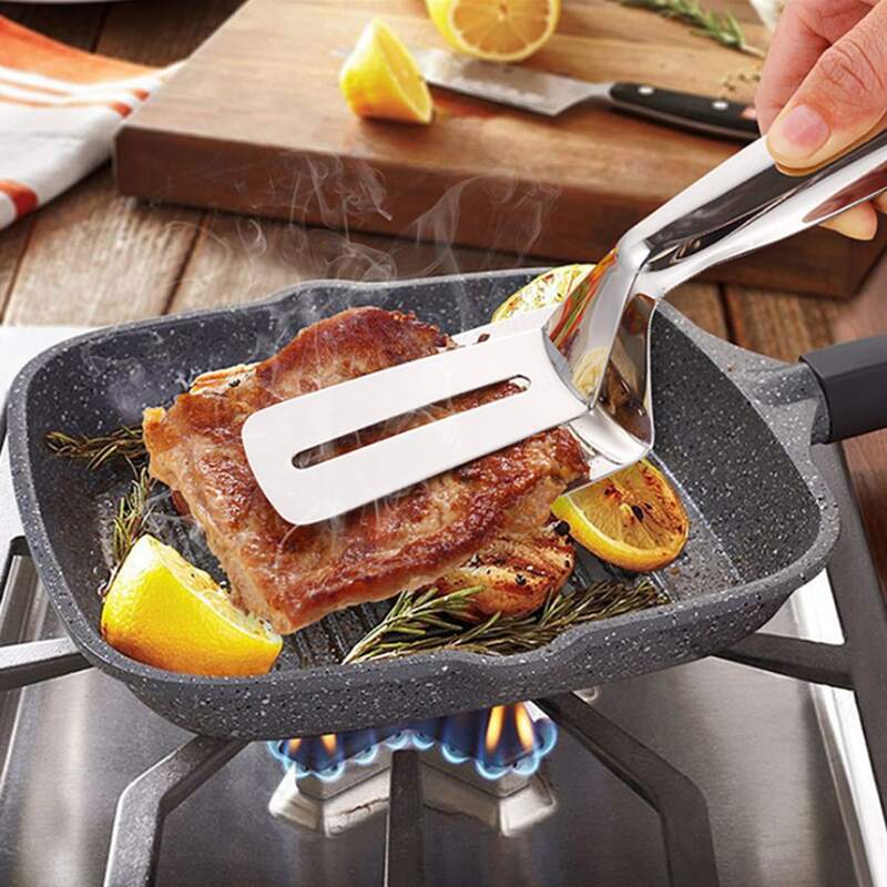 

Stainless Steel Food Clip, Silver