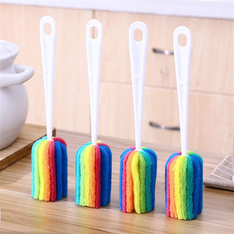 

1pc Random Rainbow Cup Brush, Multicolor
