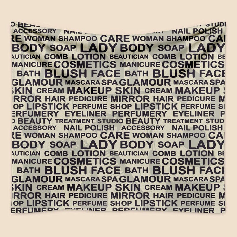 

Letter Graphic Tapestry, Multicolor