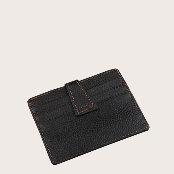

Men Minimalist Purse With Card Holder, Coffee brown