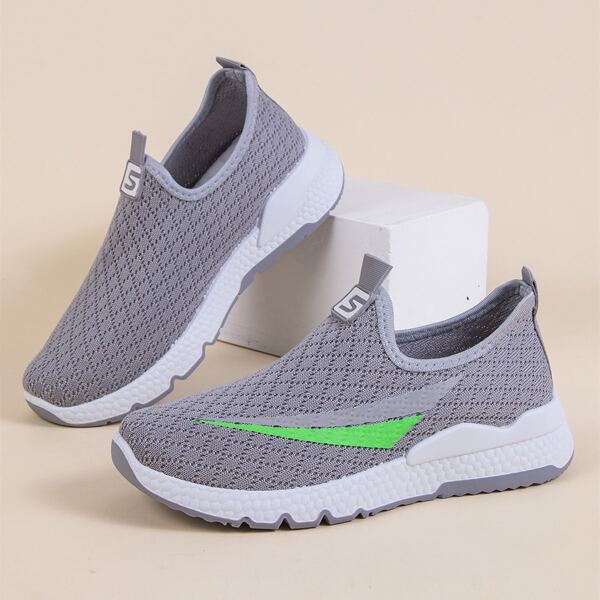 

Wide Fit Slip On Sneakers, Grey
