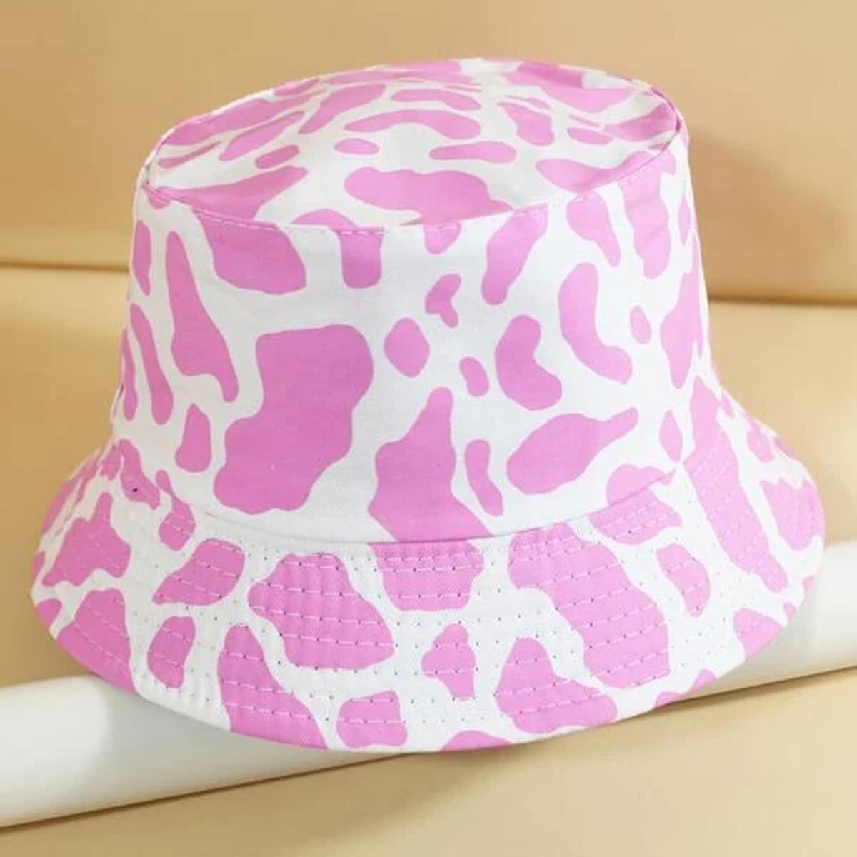

Cow Print Bucket Hat, Multicolor