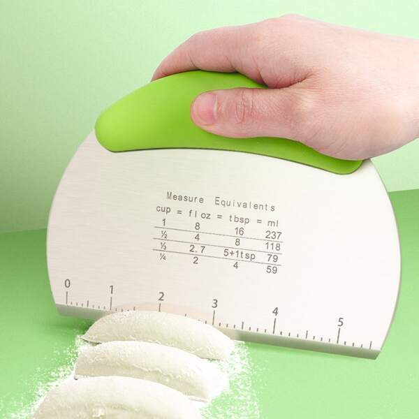 

Скребок для теста из нержавеющей стали 1шт, Зелёные