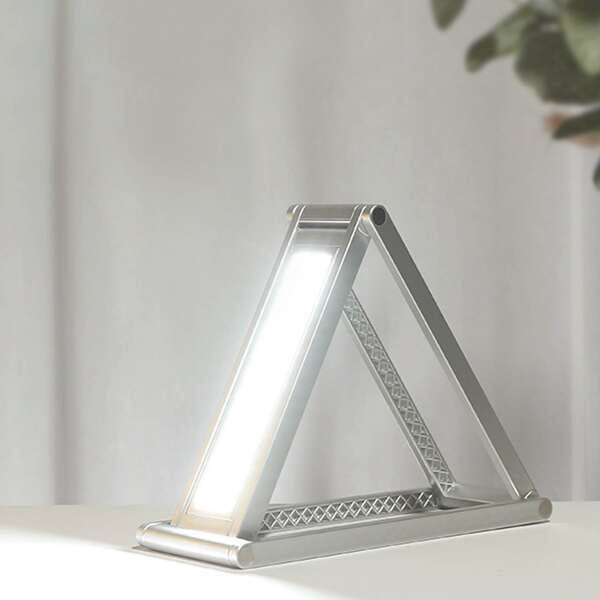 

1pc Foldable Desktop Table Lamp, White