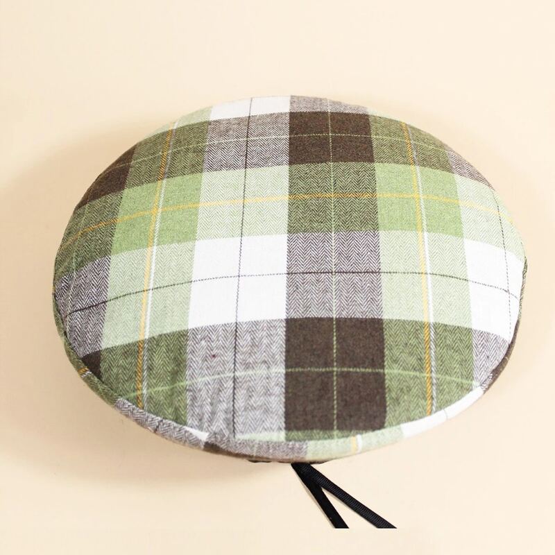 

Plaid Beret Cap, Multicolor
