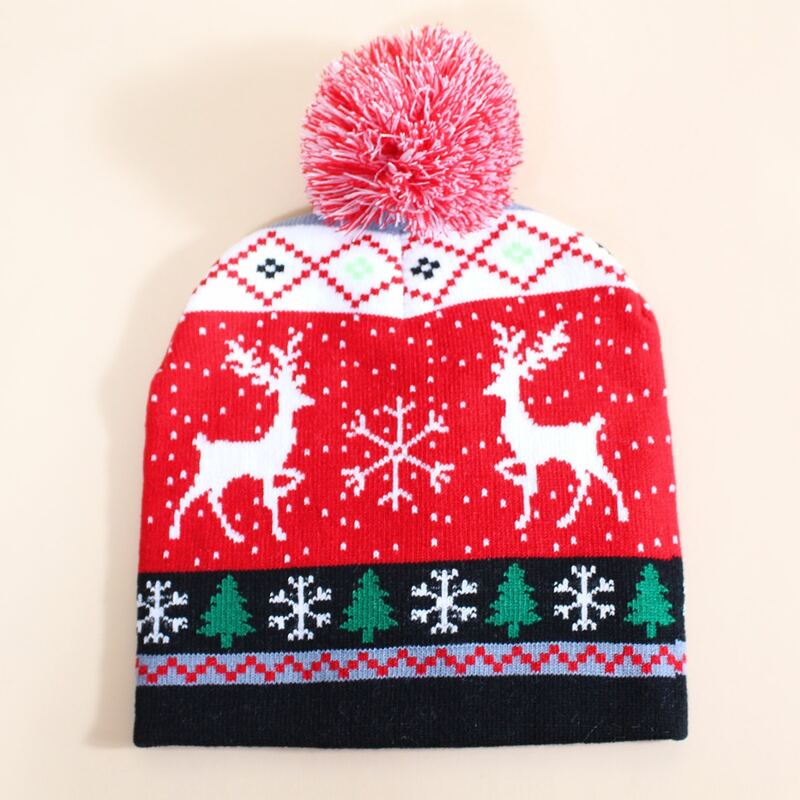 

Christmas Pattern Beanie, Multicolor