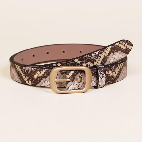

Kids Snakeskin Pattern Belt, Multicolor