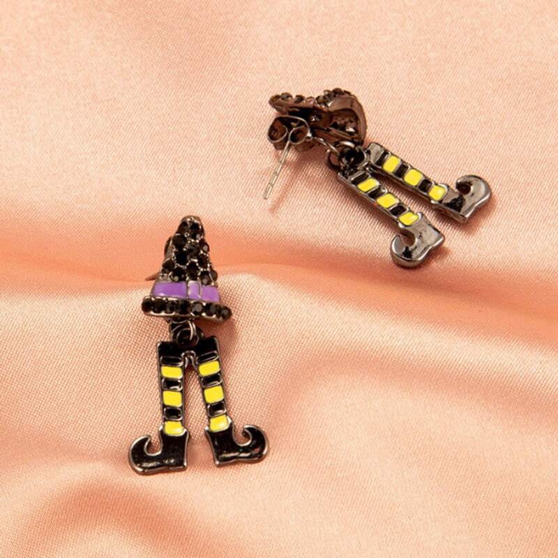 

Rhinestone Drop Earrings, Multicolor