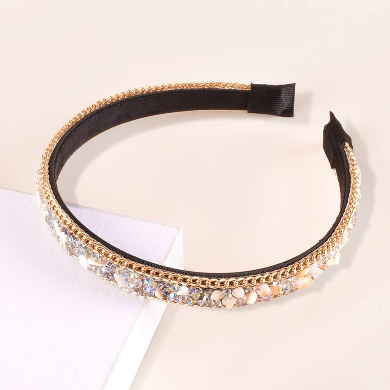 

Rhinestone Decor Hair Hoop, White