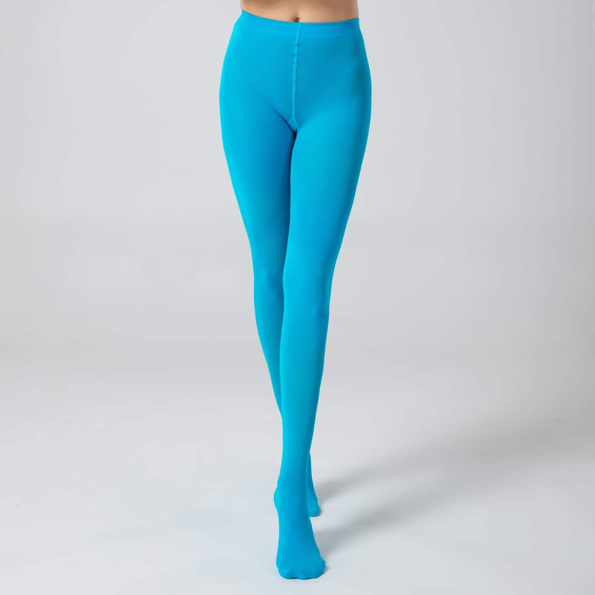 

Simple Plain Tights, Blue