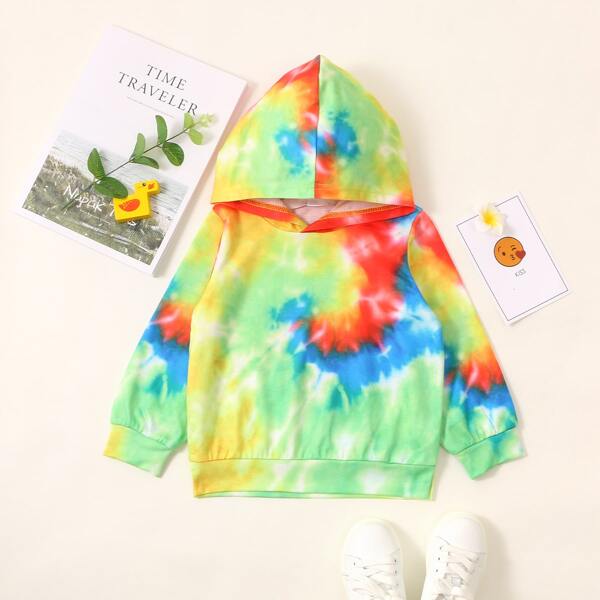 

Toddler Boys Tie Dye Hooded Sweatshirt, Multicolor