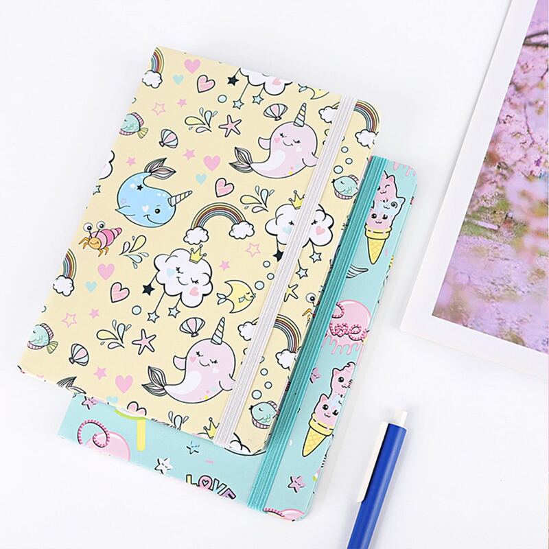 

1pack Cartoon Graphic Cover Random Notebook, Multicolor