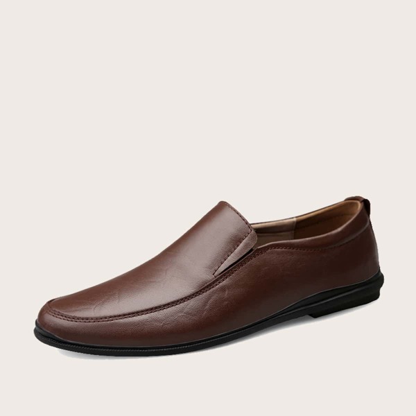 

Men Minimalist Wide Fit Dress Shoes, Brown