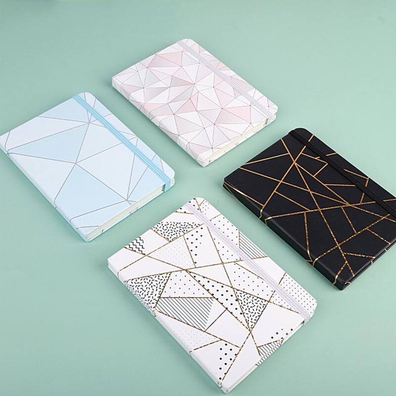 

1pack Geometric Pattern Cover Random Notebook, Multicolor