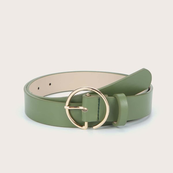 

Metal Buckle Belt, Green