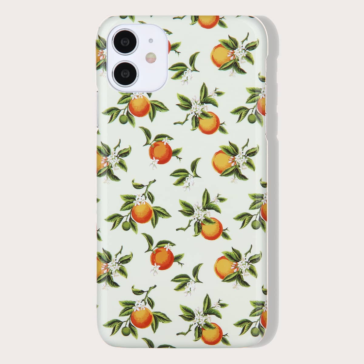 

Orange Print iPhone Case, Multicolor